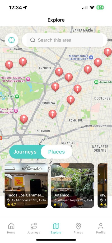 Map view
